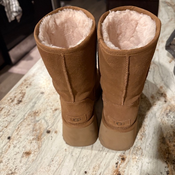 UGG Tan Suede Boots - Picture 3 of 4